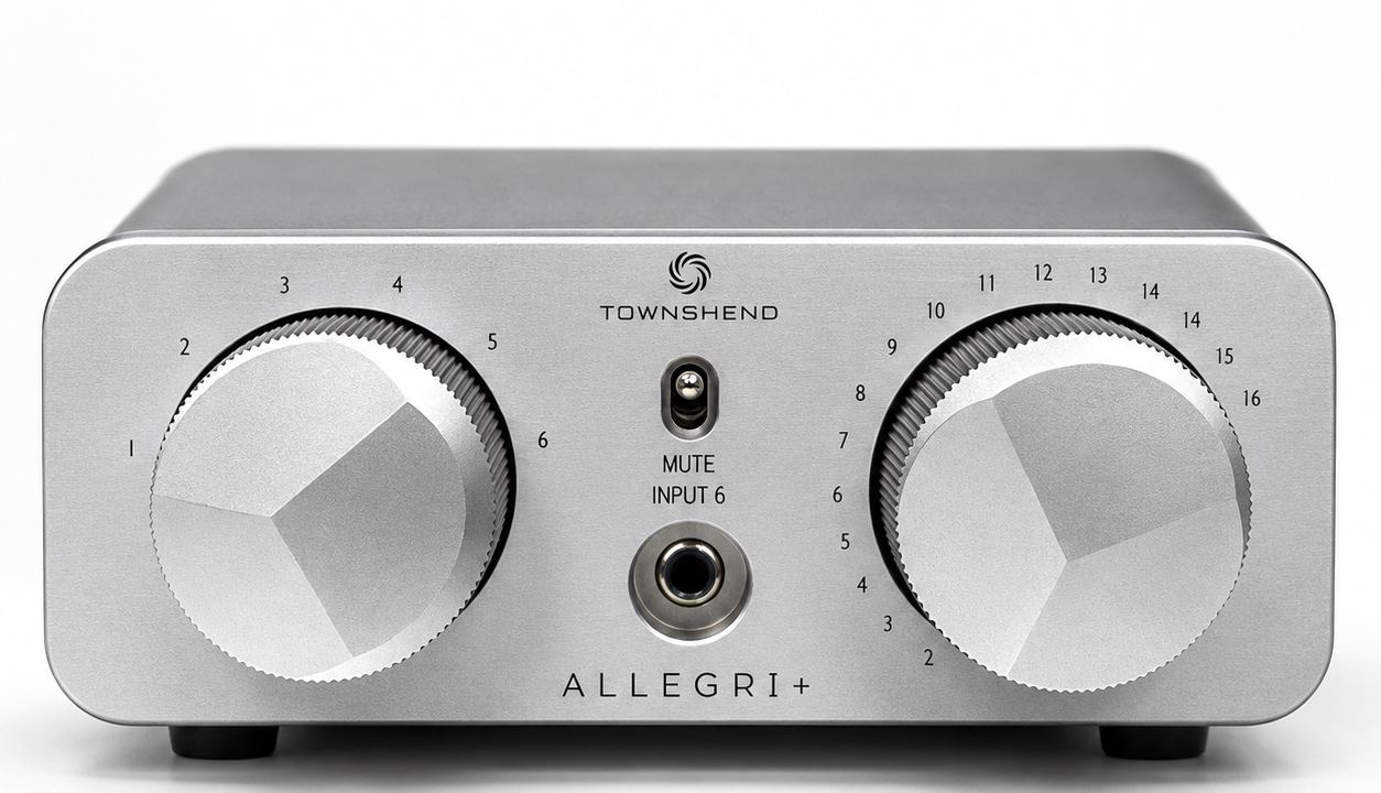 Townshend Allegri+ passive preamplifier front view